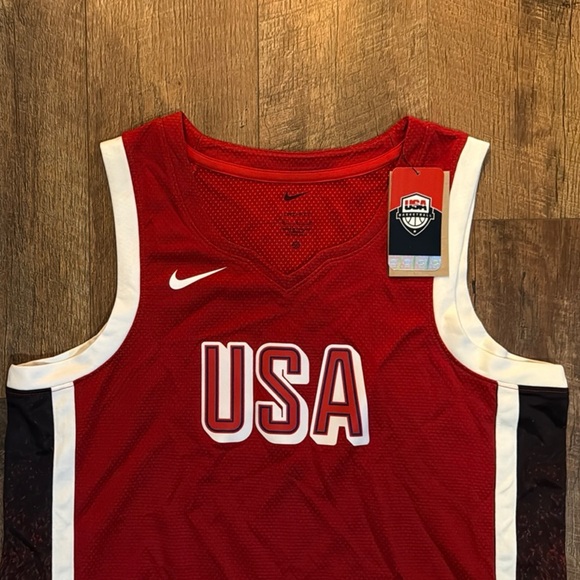 Nike USA Red Basketball Jersey - Picture 3 of 4